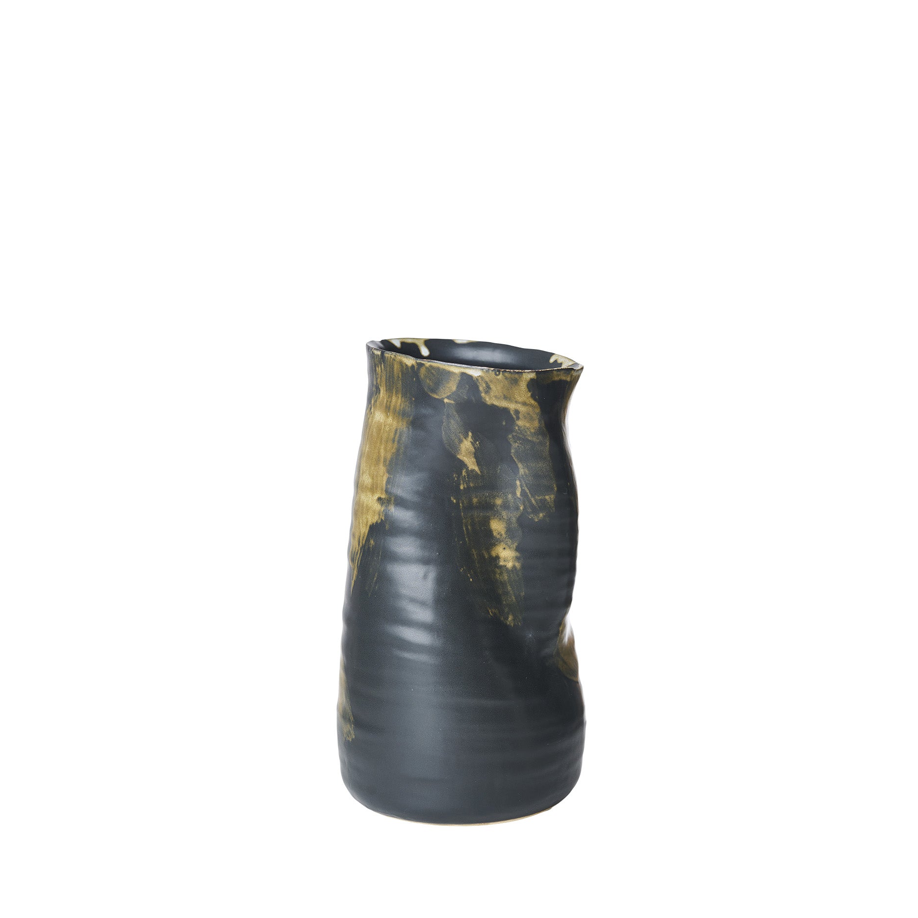 Sculpted smal vase Ø11 cm